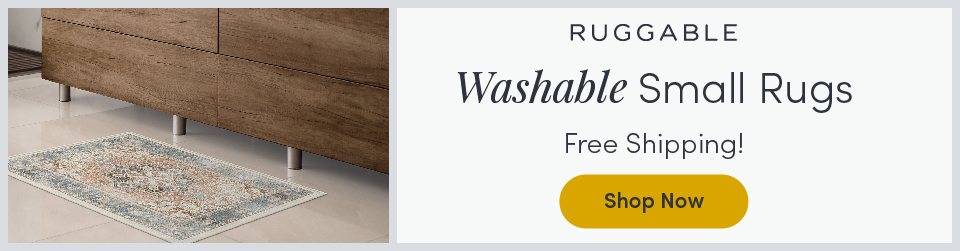 Shop Washable Small Rugs Banner 1 