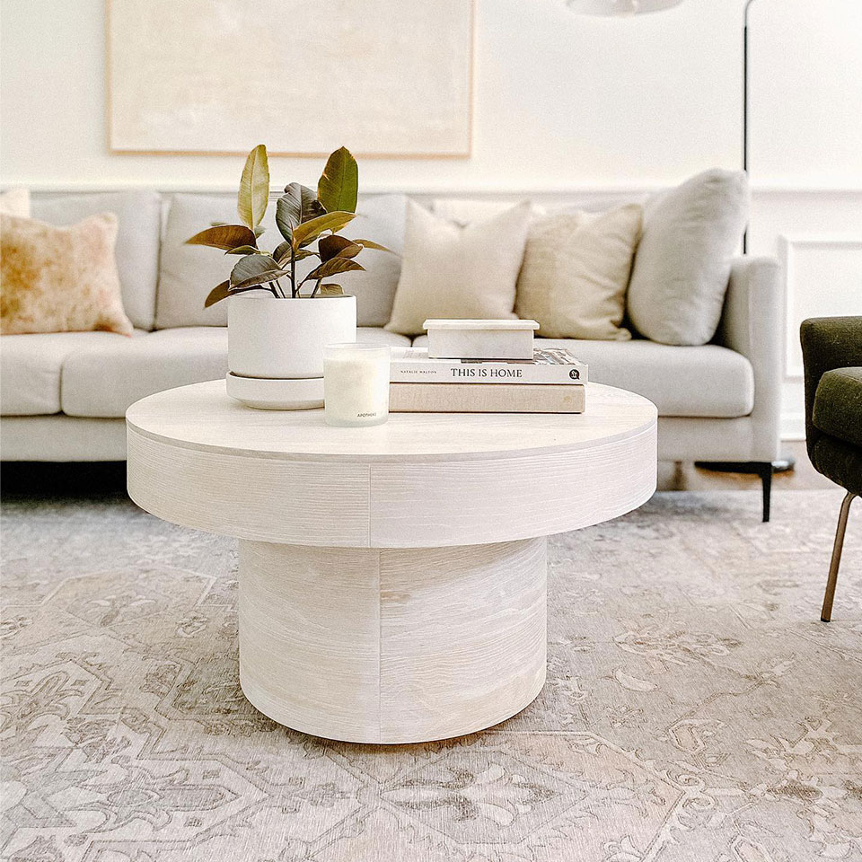 cream persian rug in living room